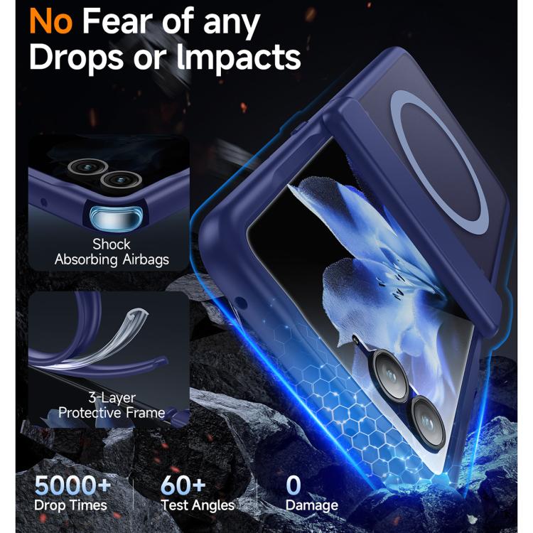 For Motorola Razr 70 Ultra Integrated Matte Skin Feel Magnetic Phone Case