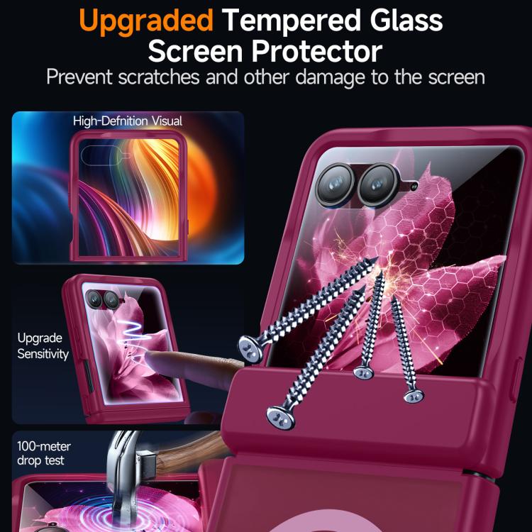 For Motorola Razr 70 Ultra Integrated Matte Skin Feel Magnetic Phone Case