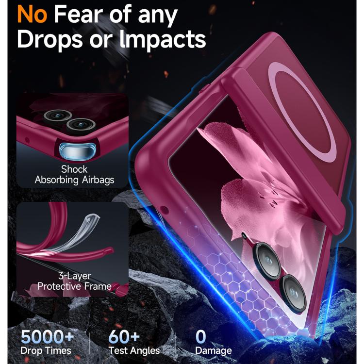 For Motorola Razr 70 Ultra Integrated Matte Skin Feel Magnetic Phone Case