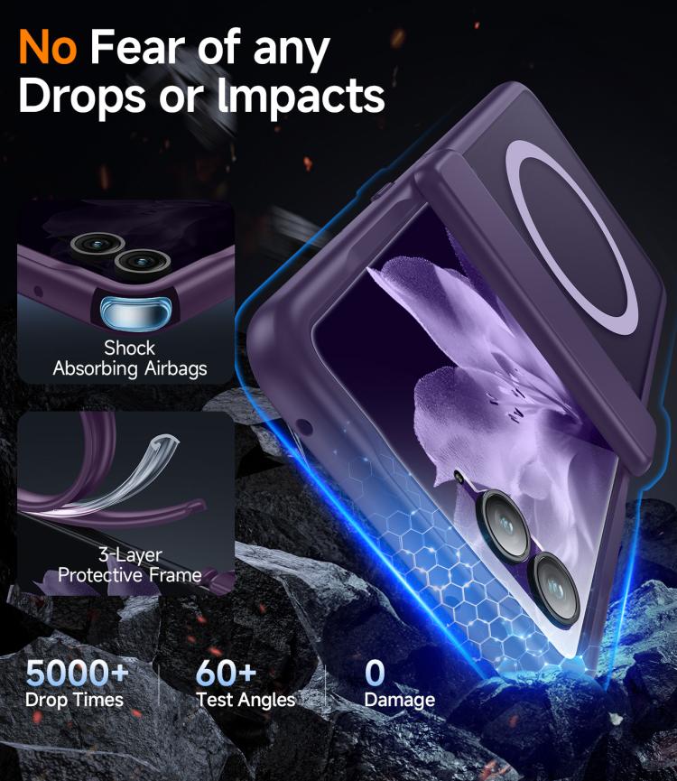 For Motorola Razr 70 Ultra Integrated Matte Skin Feel Magnetic Phone Case