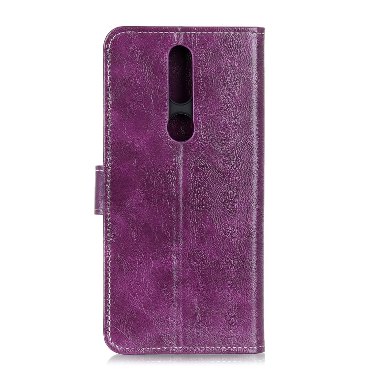 For Nokia 2.4 Retro Crazy Horse Texture Horizontal Flip Leather Case with Holder & Card Slots & Photo Frame & Wallet