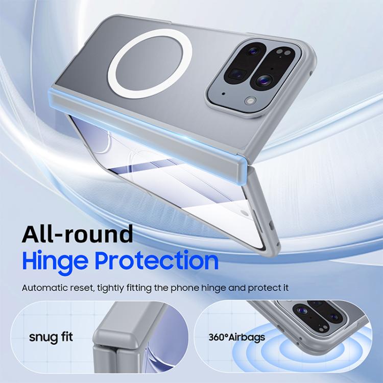 For Google Pixel 10 Pro Fold Integrated Matte Skin Feel Magnetic Phone Case