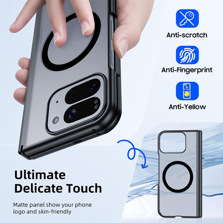 For Google Pixel 10 Pro Fold Integrated Matte Skin Feel Magnetic Phone Case