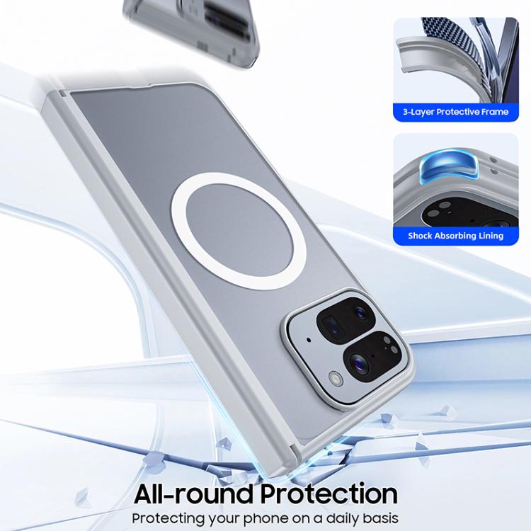 For Google Pixel 10 Pro Fold Integrated Matte Skin Feel Magnetic Phone Case