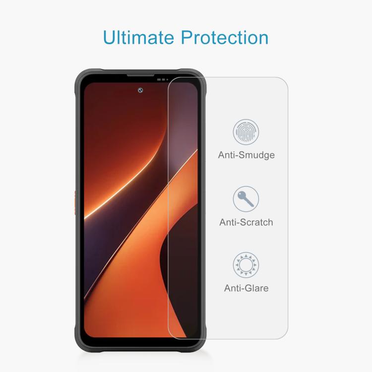 For Blackview FORT 200 50pcs Large Arc Edge 0.3mm High Aluminum Tempered Glass Film