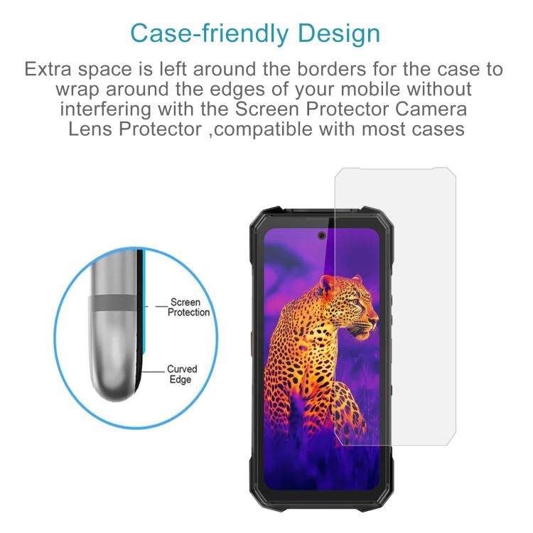 For Fossibot F115 Ultra 5G 10pcs Large Arc Edge 0.3mm High Aluminum Tempered Glass Film