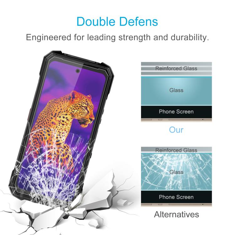 For Fossibot F115 Ultra 5G 10pcs Large Arc Edge 0.3mm High Aluminum Tempered Glass Film