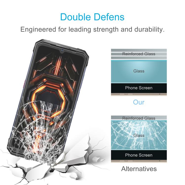 For HOTWAV Cyber 17 10pcs Large Arc Edge 0.3mm High Aluminum Tempered Glass Film