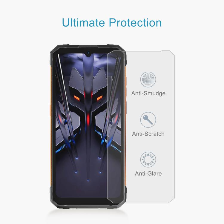 For HOTWAV Cyber 18 10pcs Large Arc Edge 0.3mm High Aluminum Tempered Glass Film