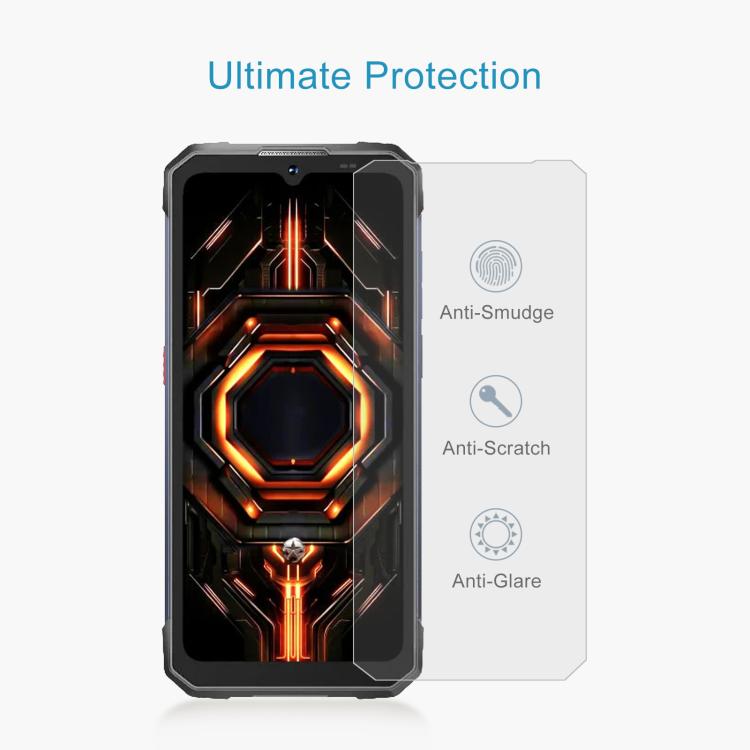 For HOTWAV Cyber 17 50pcs Large Arc Edge 0.3mm High Aluminum Tempered Glass Film