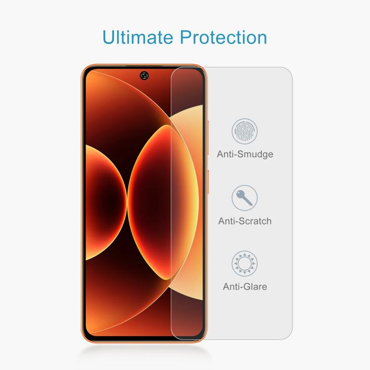 For Oukitel C26 10pcs Large Arc Edge 0.3mm High Aluminum Tempered Glass Film