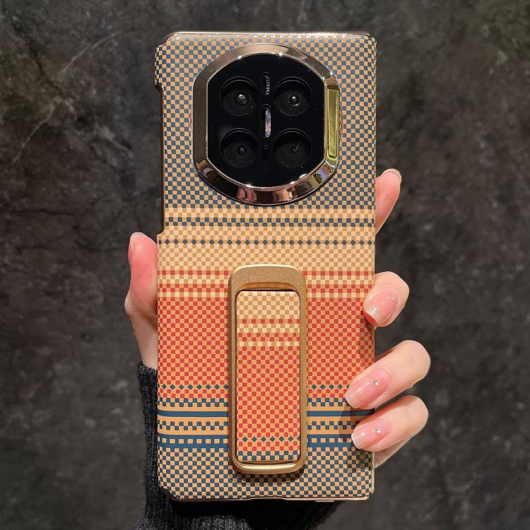 For Huawei Mate XT Ultimate Design Sunset Pattern Wrist Strap Phone Case