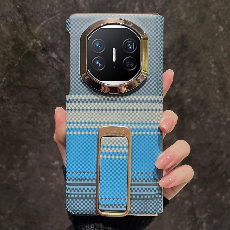For Huawei Mate X5 Sunset Pattern Wrist Strap Phone Case