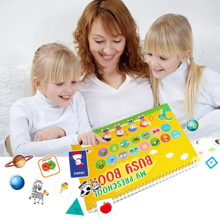 Montessori Kids Early Education Busy Book Toy - B02