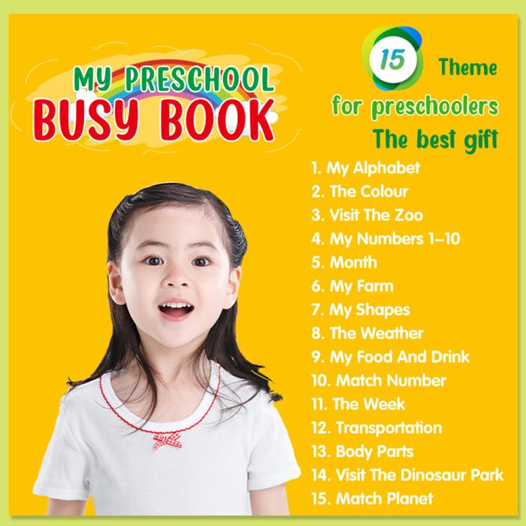 Montessori Kids Early Education Busy Book Toy - B02