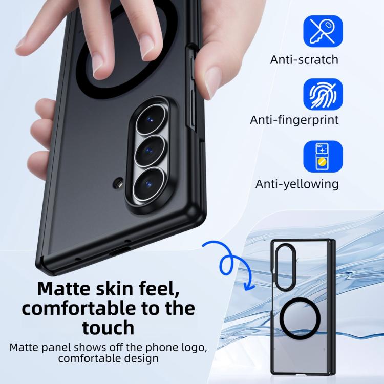 For Galaxy Z Fold7 5G Integrated Matte Skin Feel Magnetic Phone Case