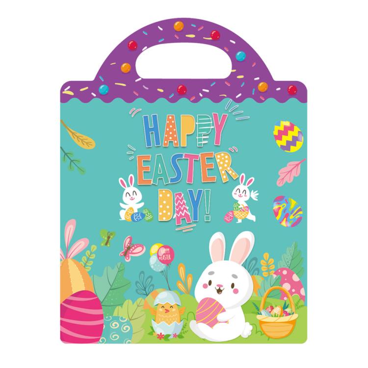 Children Early Education DIY Waterproof Reusable Stickers, Type:Easter T13