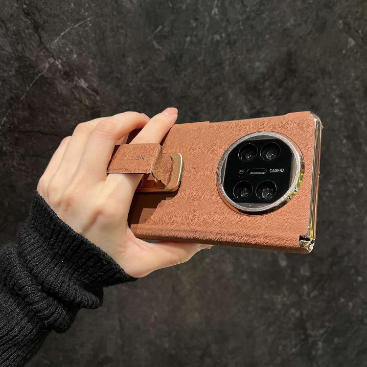 For vivo X Fold5 Dual Middle Axis Wrist Strap Supercar Pattern Phone Case
