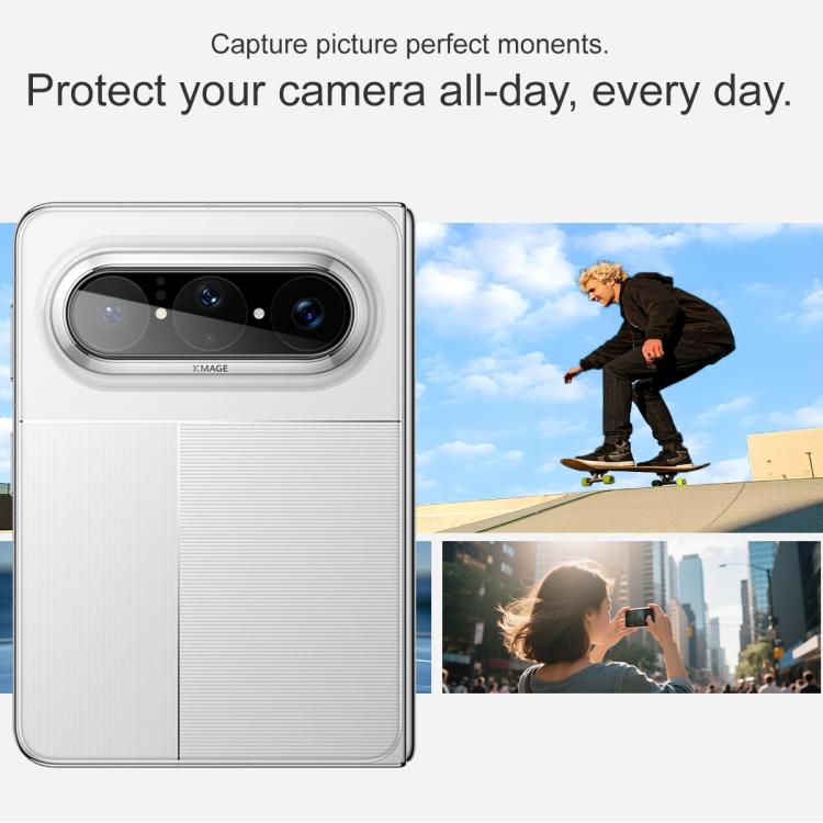 For Huawei Pura X Max IMAK Rear Camera Lens Glass Film Black Version
