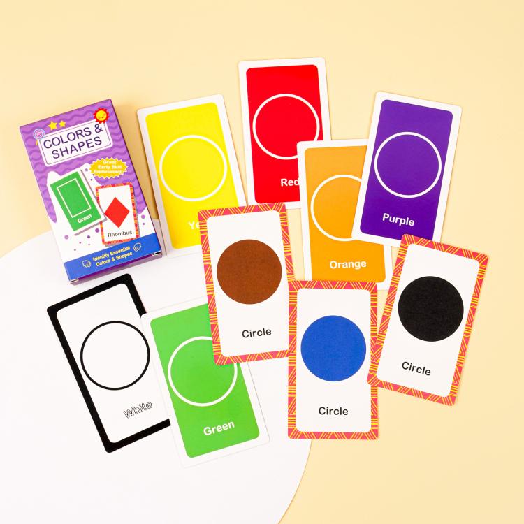 K08 58 Cards / Set Montessori Toddlers Kids Early Education Learning Flash Cards