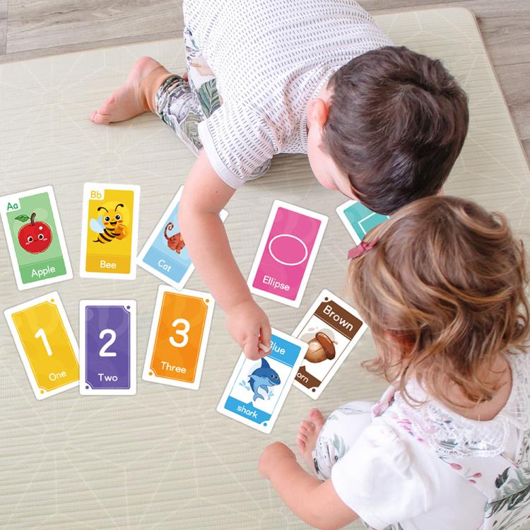 K09 58 Cards / Set Montessori Toddlers Kids Early Education Learning Flash Cards