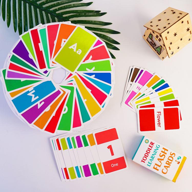 K02 58 Cards / Set Montessori Toddlers Kids Early Education Learning Flash Cards