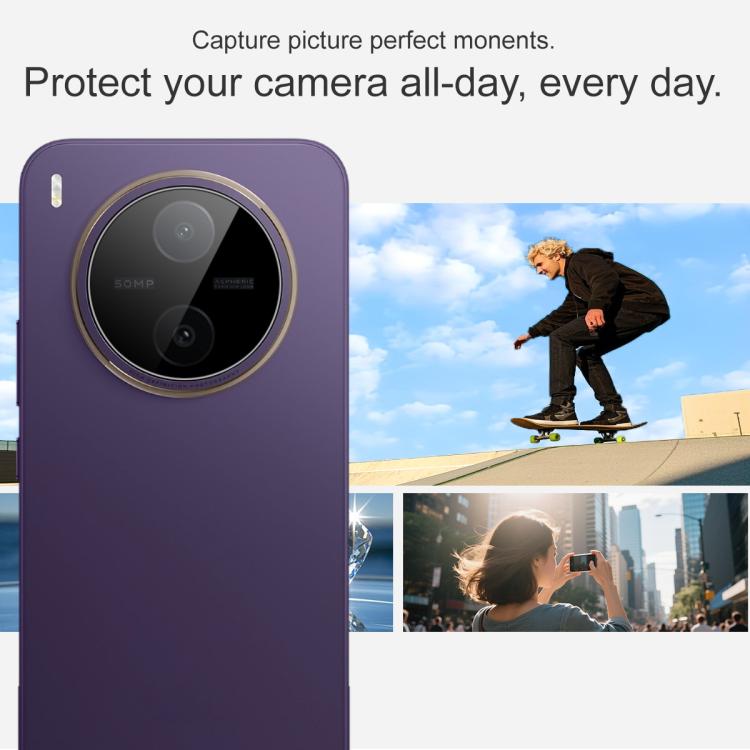 For vivo Y600 Pro 5G IMAK Rear Camera Lens Glass Film Black Version
