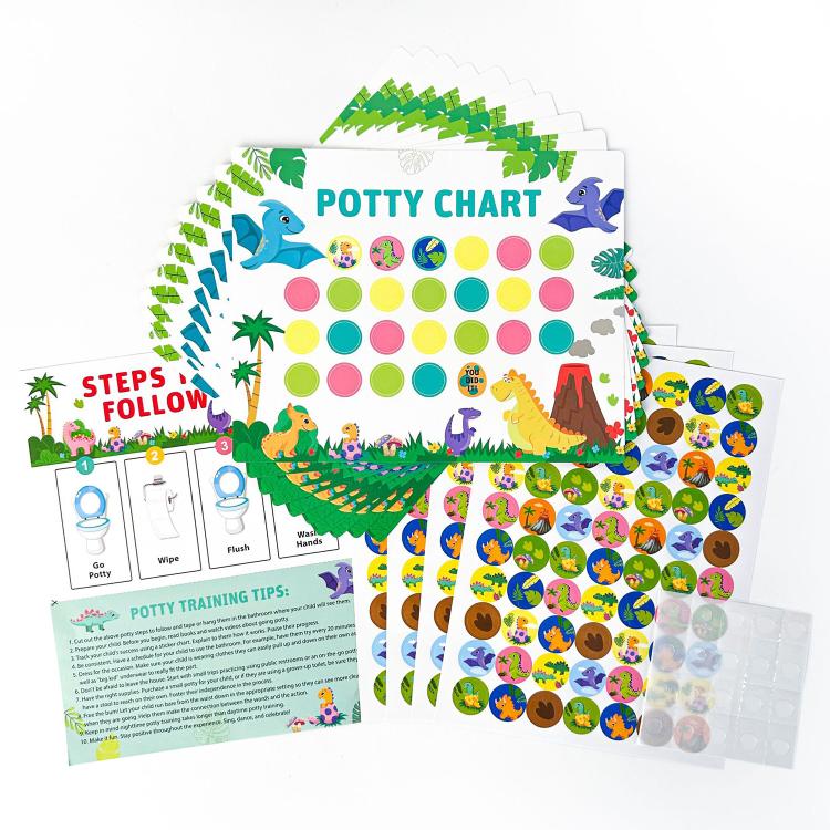 15pcs / Set Kids Toilet Potty Training Reward Progress Sticker Chart, Type:T85 Farm