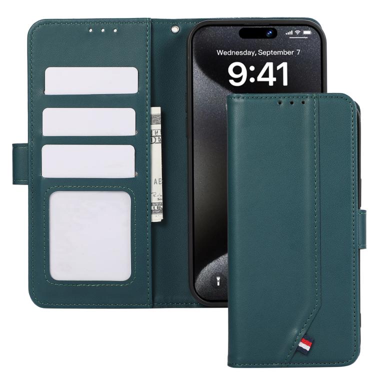 For OPPO Find X9 Ultra 5G ABEEL Delicate Texture Splicing RFID Leather Phone Case