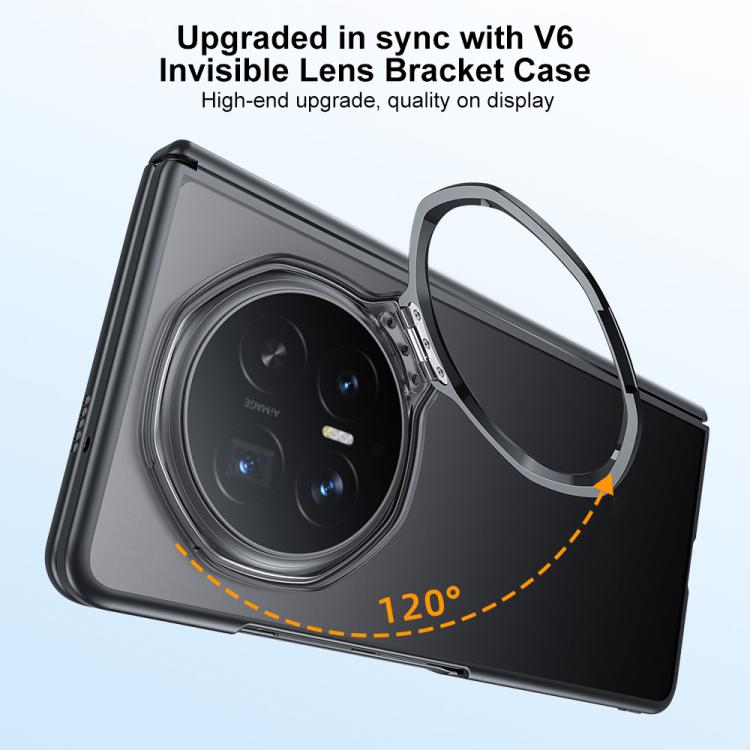 For Honor Magic V6 Integrated Matte Skin Feel Phone Case with Camera Holder