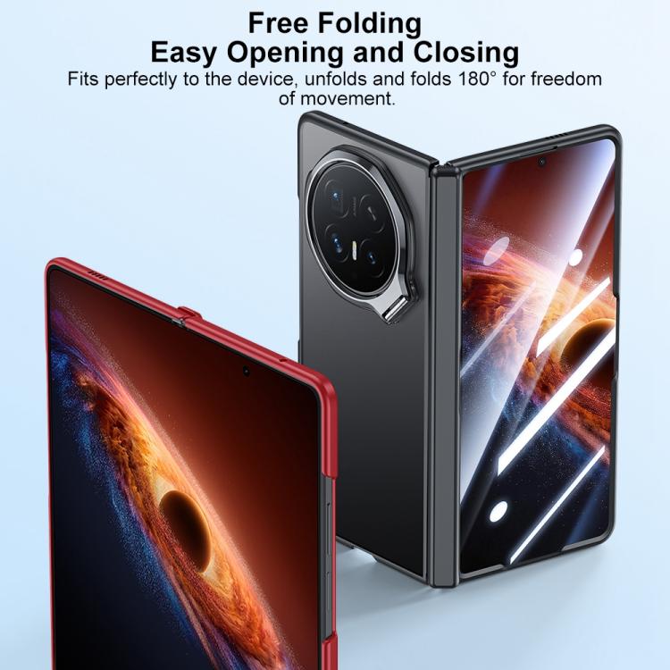 For Honor Magic V6 Integrated Matte Skin Feel Phone Case with Camera Holder