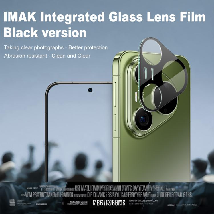 For Huawei Pura 90 Pro Max 5G IMAK High Definition Integrated Glass Lens Film Black Version