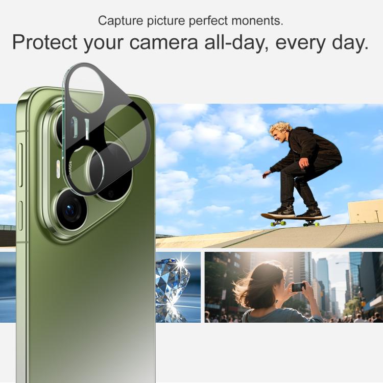 For Huawei Pura 90 Pro Max 5G IMAK High Definition Integrated Glass Lens Film Black Version