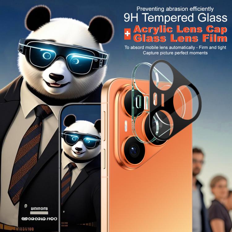For Huawei Pura 90 Pro 5G IMAK High Definition Integrated Glass Lens Film Black Version