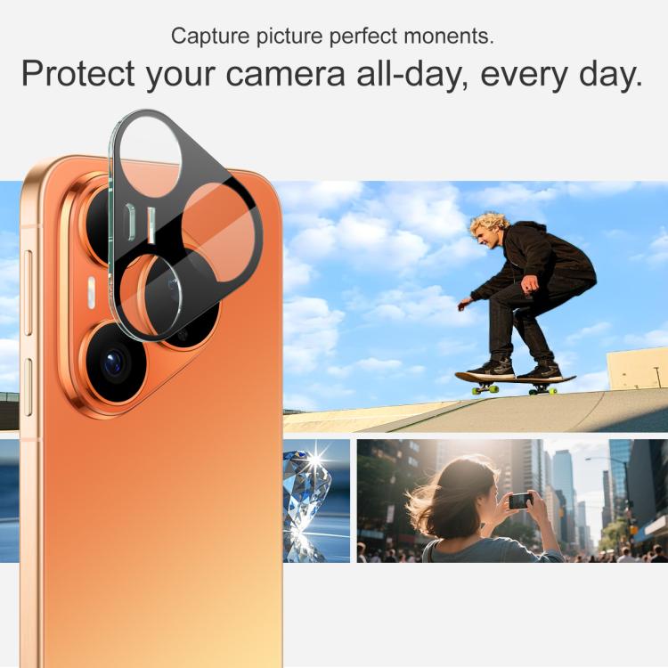 For Huawei Pura 90 Pro 5G IMAK High Definition Integrated Glass Lens Film Black Version