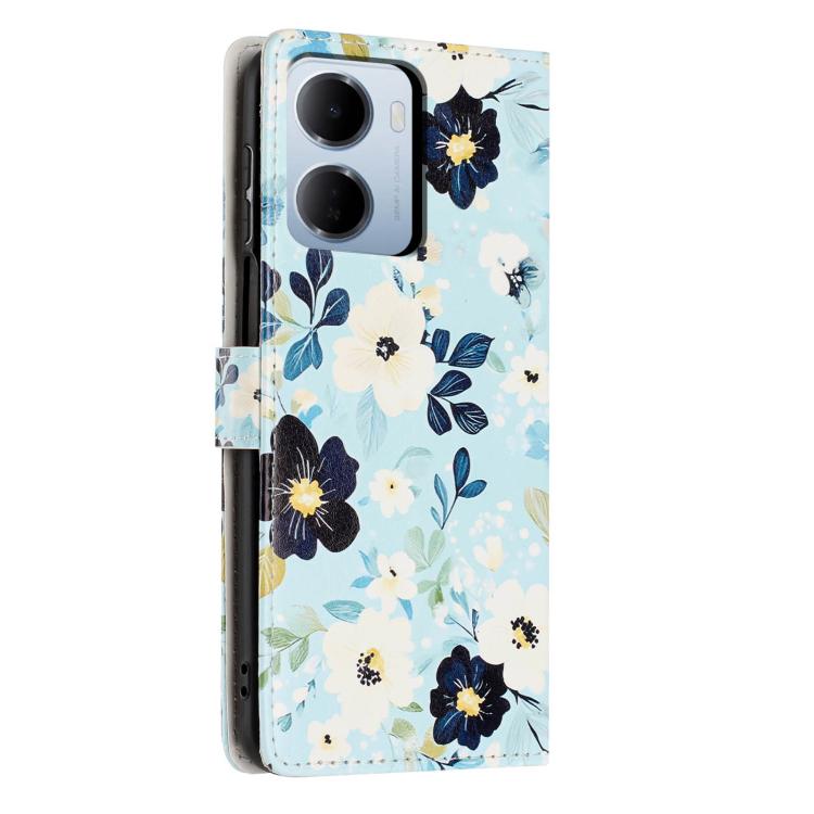 For Redmi 15a 5G Colorful Painting Vegan Leather Phone Case with Lanyard