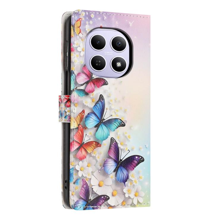For Redmi Note 15 5G / 4G Global 164mm Colorful Painting Vegan Leather Phone Case with Lanyard