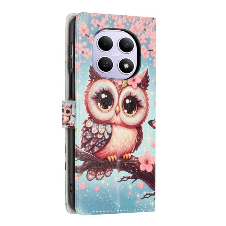 For Redmi Note 15 5G / 4G Global 164mm Colorful Painting Vegan Leather Phone Case with Lanyard