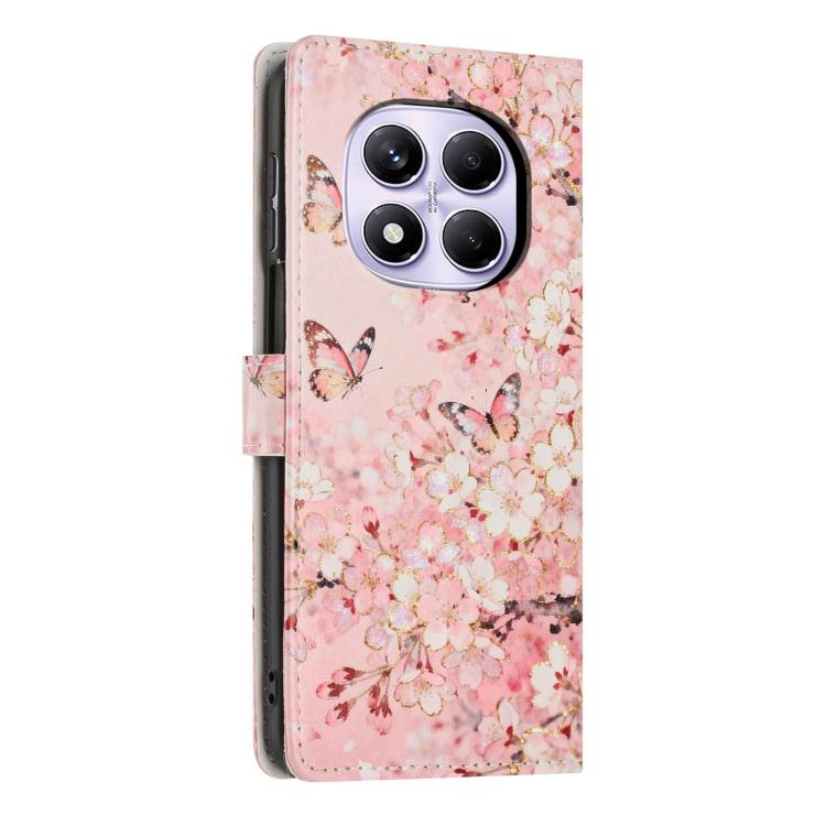 For Redmi Note 15 Pro 4G Global 163.2mm Colorful Painting Vegan Leather Phone Case with Lanyard