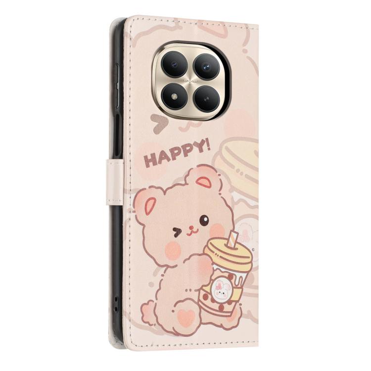 For Redmi Note 15 Pro+ 5G Global 163.3mm  Colorful Painting Vegan Leather Phone Case with Lanyard