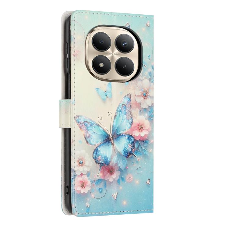 For Redmi Note 15 Pro+ 5G Global 163.3mm  Colorful Painting Vegan Leather Phone Case with Lanyard