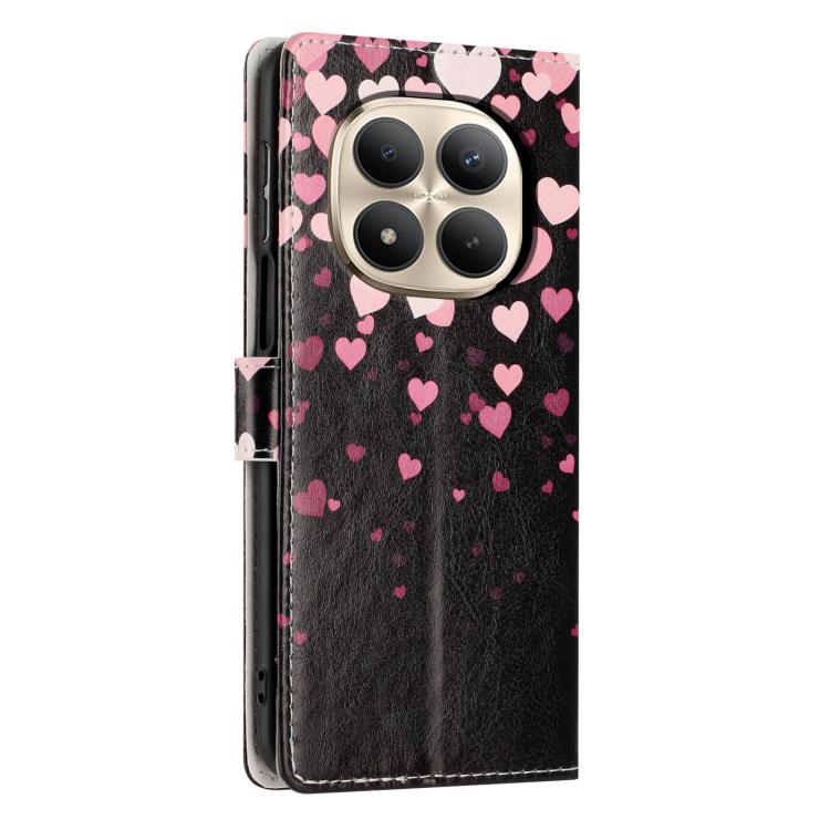For Redmi Note 15 Pro+ 5G Global 163.3mm  Colorful Painting Vegan Leather Phone Case with Lanyard