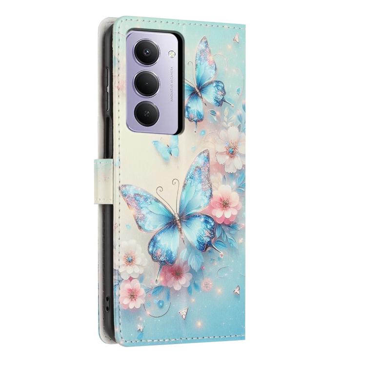 For Redmi 15 5G / 4G EU 171mm Colorful Painting Vegan Leather Phone Case with Lanyard