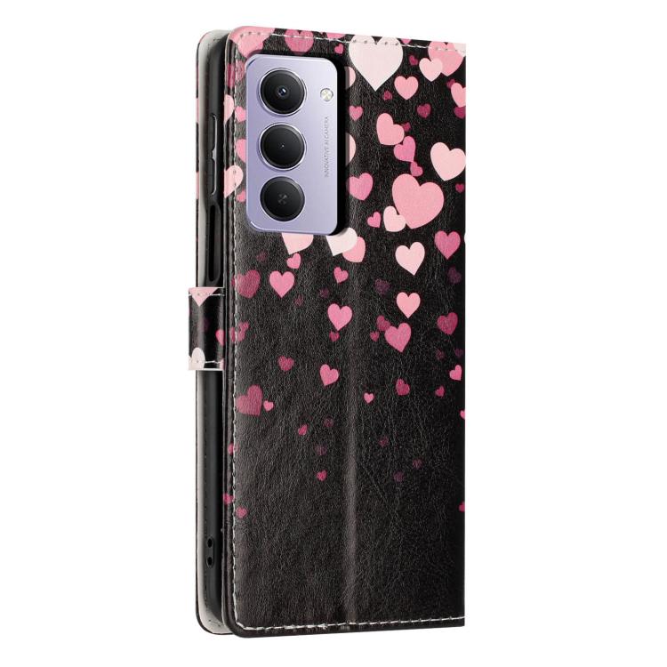 For Redmi 15 5G / 4G EU 171mm Colorful Painting Vegan Leather Phone Case with Lanyard