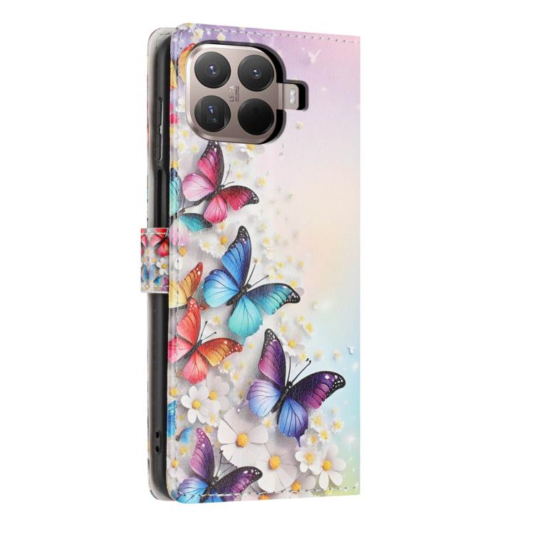 For Redmi 15T 5G Pro Colorful Painting Vegan Leather Phone Case with Lanyard