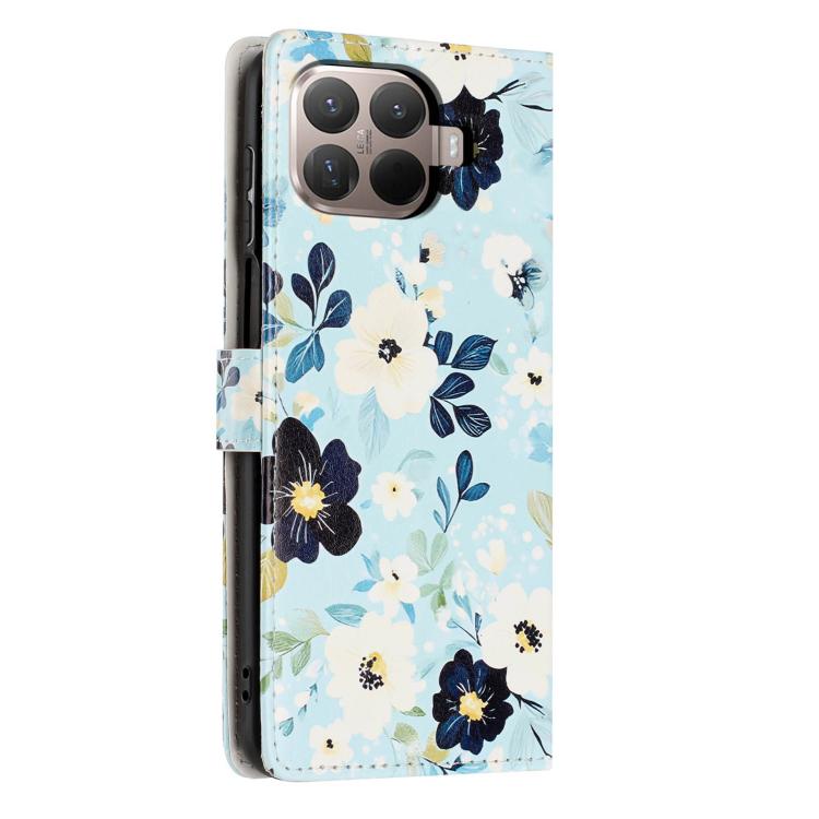 For Redmi 15T 5G Pro Colorful Painting Vegan Leather Phone Case with Lanyard