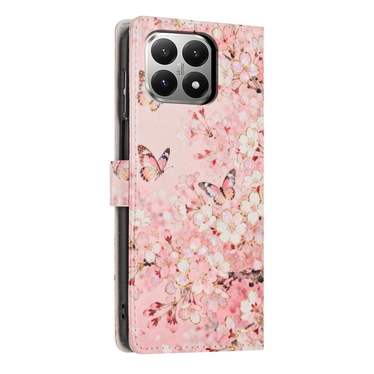 For Redmi 15T 5G Colorful Painting Vegan Leather Phone Case with Lanyard