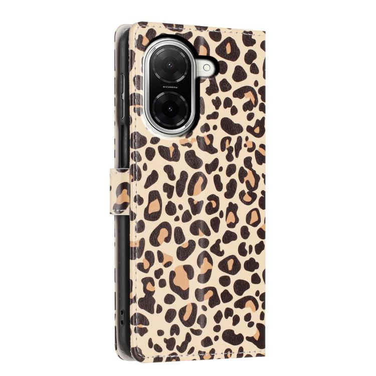 For Redmi A5 4G 171.7mm Colorful Painting Vegan Leather Phone Case with Lanyard