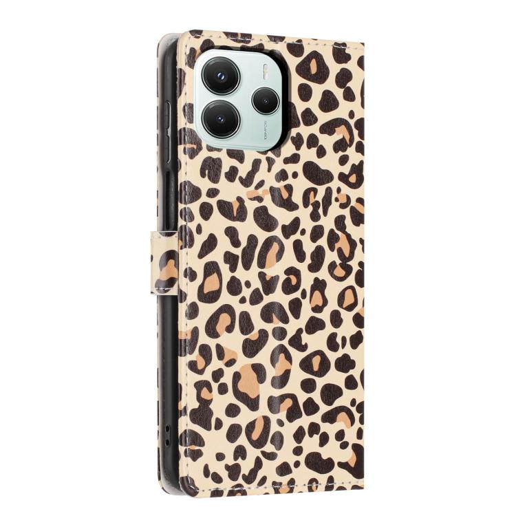 For Redmi Note14 5G Colorful Painting Vegan Leather Phone Case with Lanyard