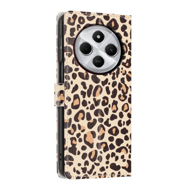 For Redmi 14C 4G Colorful Painting Vegan Leather Phone Case with Lanyard